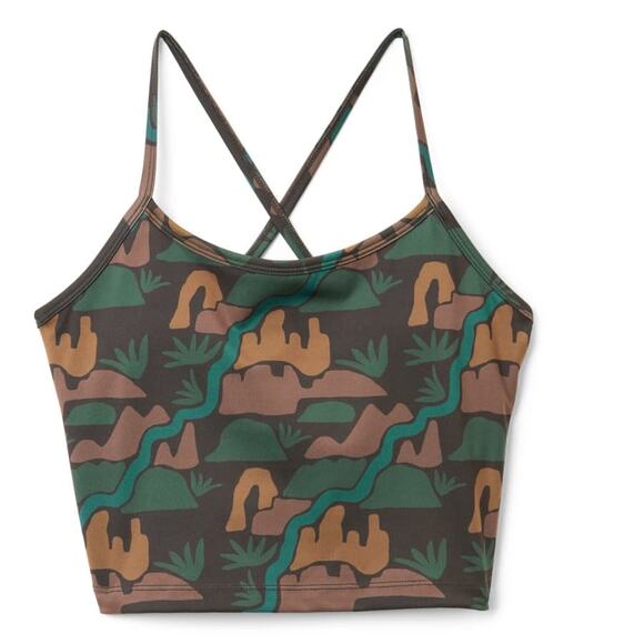 Teva Tops - Teva x Parks Project Womens XXL Wild Rivers Recycled Tank Sports Bra Top Cropped